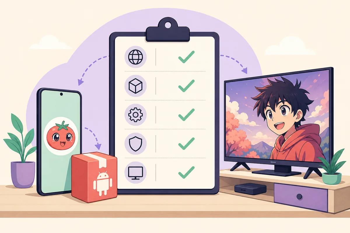 Editorial checklist for testing remote control focus, subtitles, playback, and source safety
