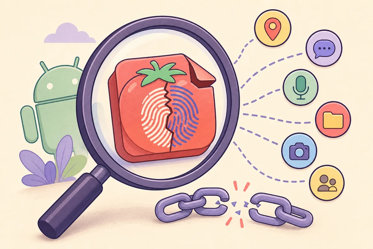 변경된 APK 서명, 확대된 권한과 끊어진 업데이트 체인의 편집 그림